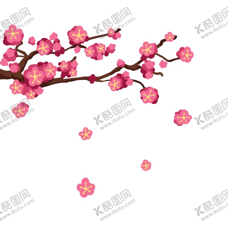 编号：20346206270716404498【酷图网】源文件下载-中国风水墨梅