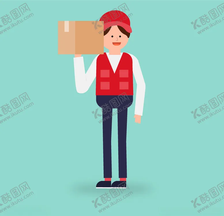 编号：27747506250531358669【酷图网】源文件下载-快递员