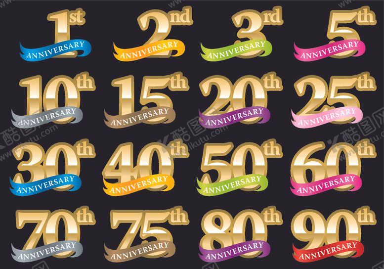 编号：55354004020824445047【酷图网】源文件下载-多彩数字展示丰富金额标识