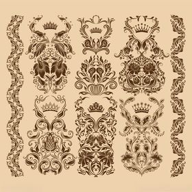 复古欧式花纹装饰图案集