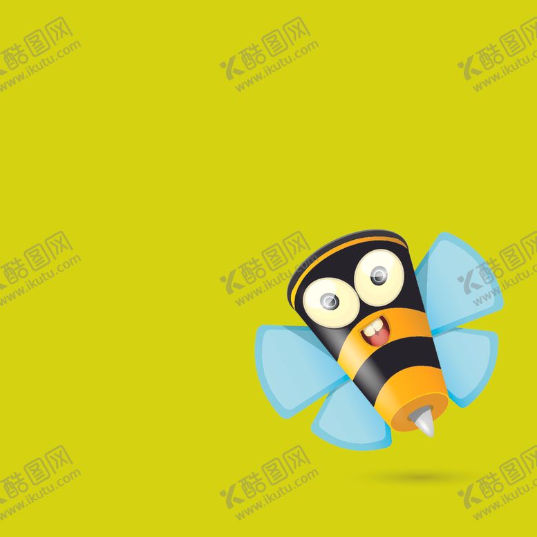 编号：46402310011748172272【酷图网】源文件下载-卡通蜜蜂