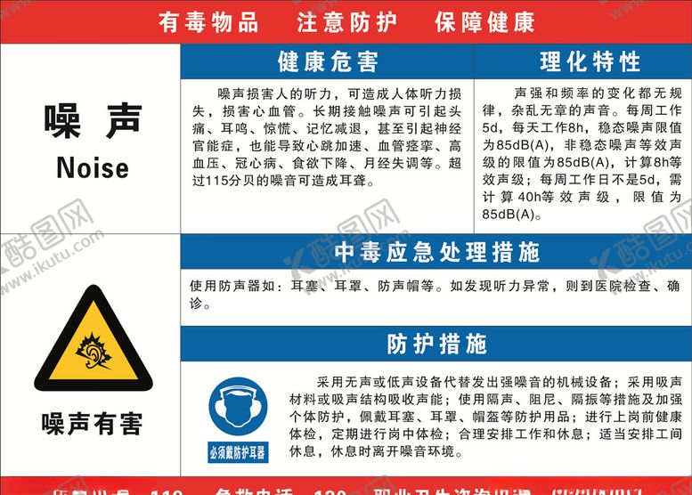 编号：18005307052239359457【酷图网】源文件下载-职业危害告知卡