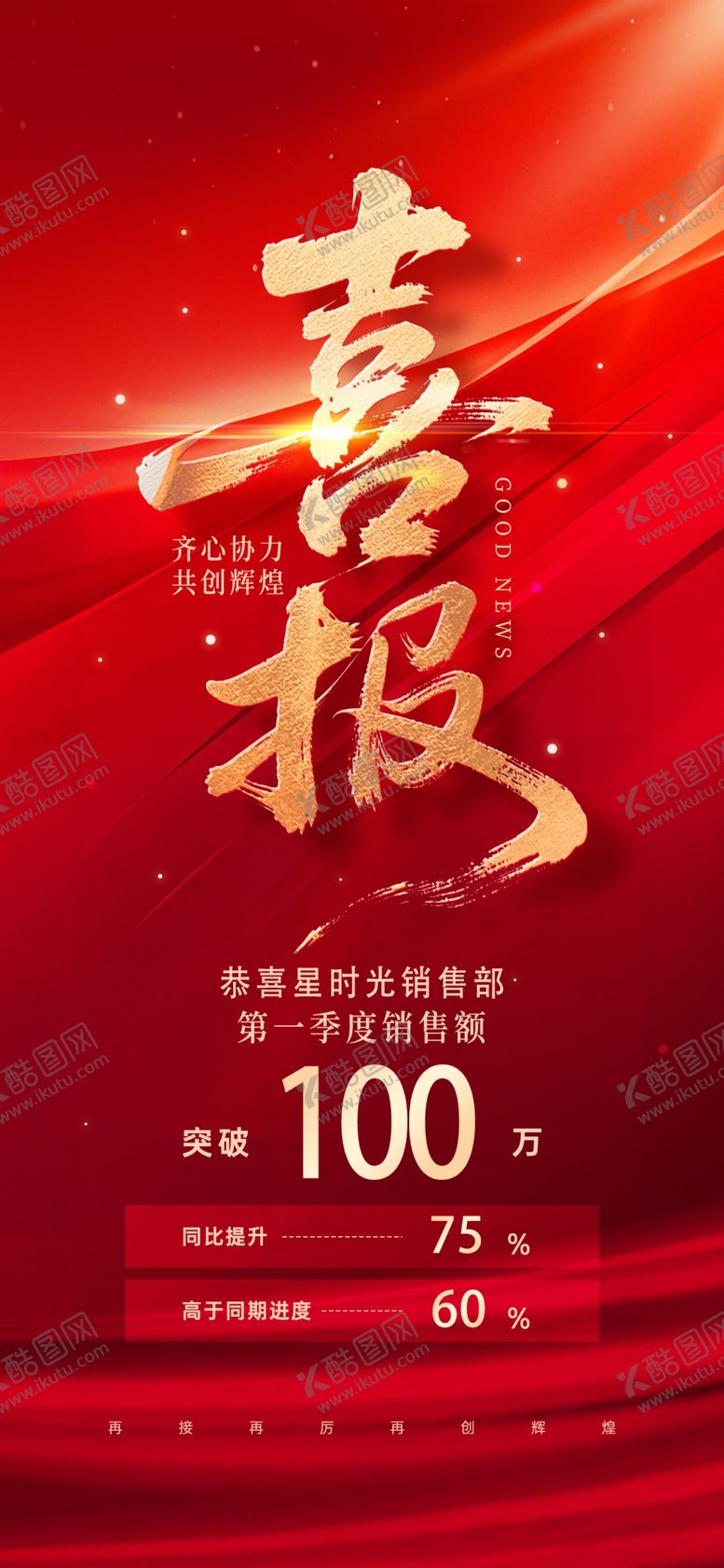 编号：25505304151455338123【酷图网】源文件下载-喜庆喜报100成果展示