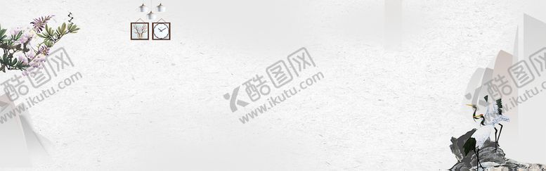 编号：03156210090054345309【酷图网】源文件下载-仙鹤国画图
