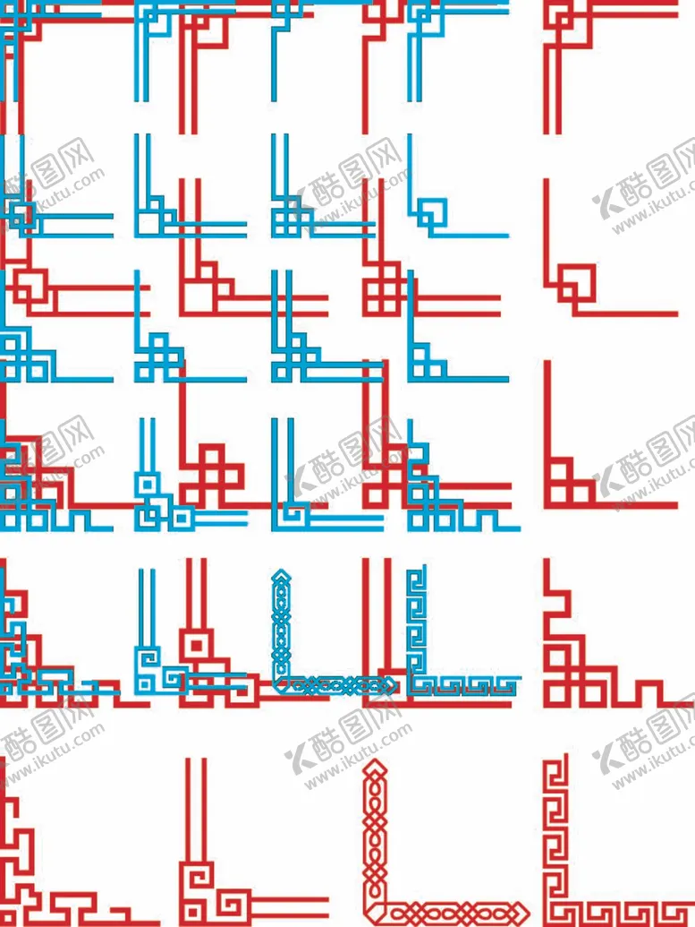 编号：53919612032143123069【酷图网】源文件下载-古典花纹边框