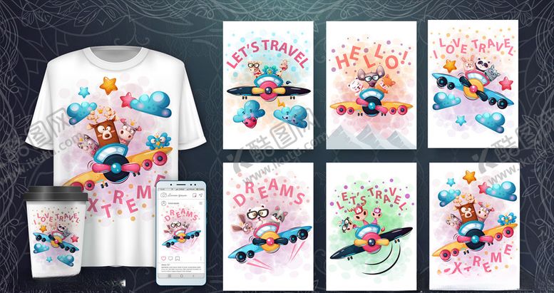 编号：86535011011643451171【酷图网】源文件下载-卡通动物