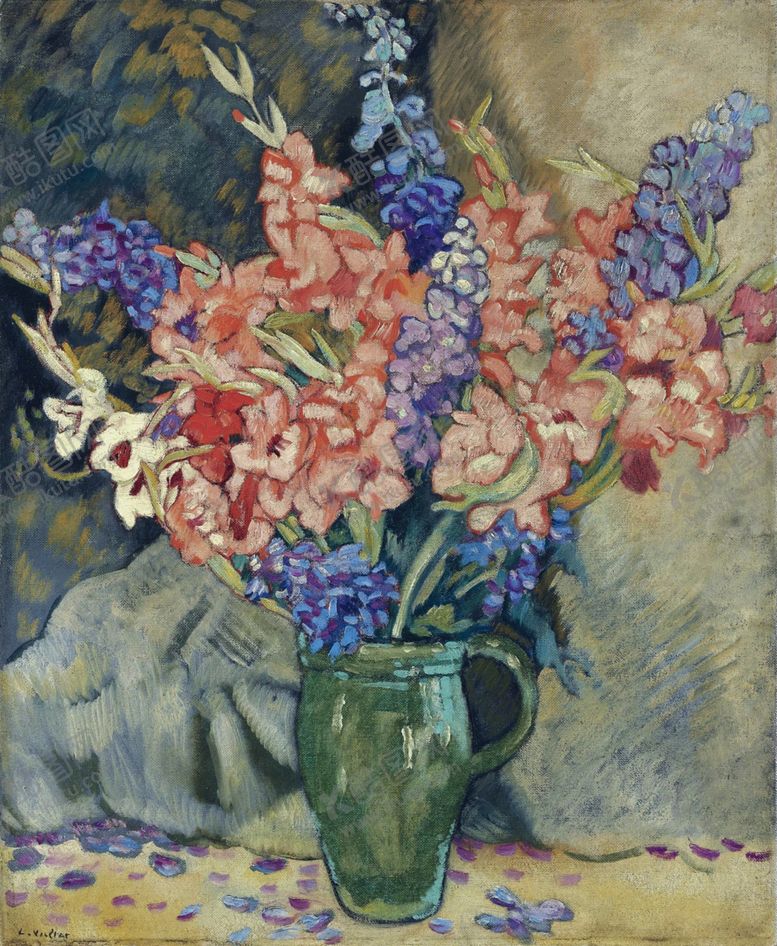 编号：74478310111218494004【酷图网】源文件下载-植物花朵装饰油画