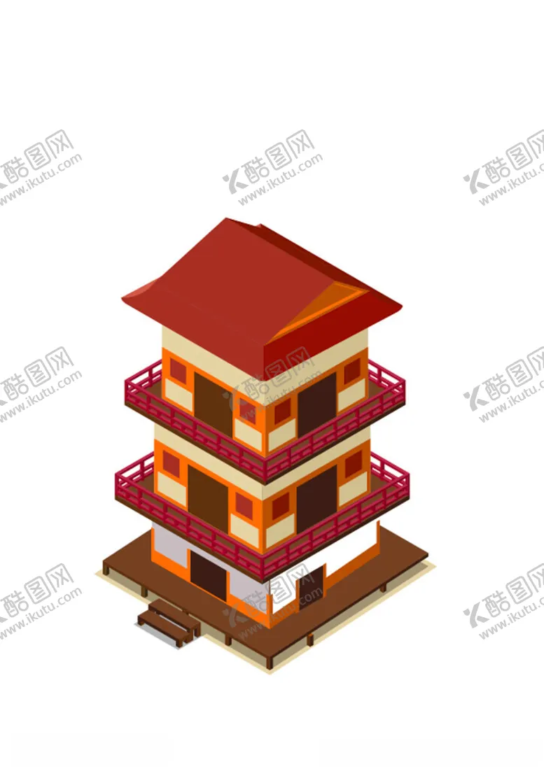 编号：85248701291240581888【酷图网】源文件下载-凉亭中国风亭子建筑古风楼阁楼房