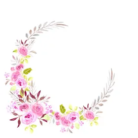 花卉背景北欧宜家风手绘复古朵室内手绘