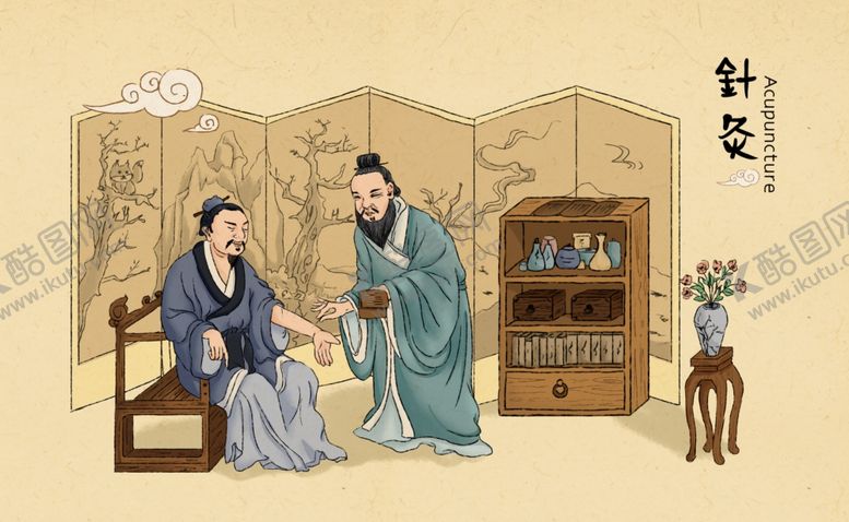 编号：37720705150543591931【酷图网】源文件下载-针灸传统中医古风海报素材