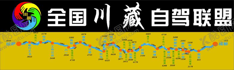 编号：32495610230405274697【酷图网】源文件下载-川藏自驾