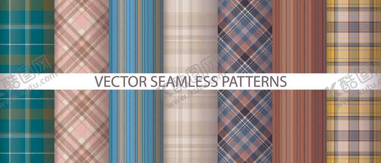 编号：44884609222335016566【酷图网】源文件下载-多样格子图案素材集合