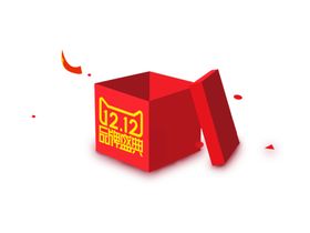 双12红色盒子