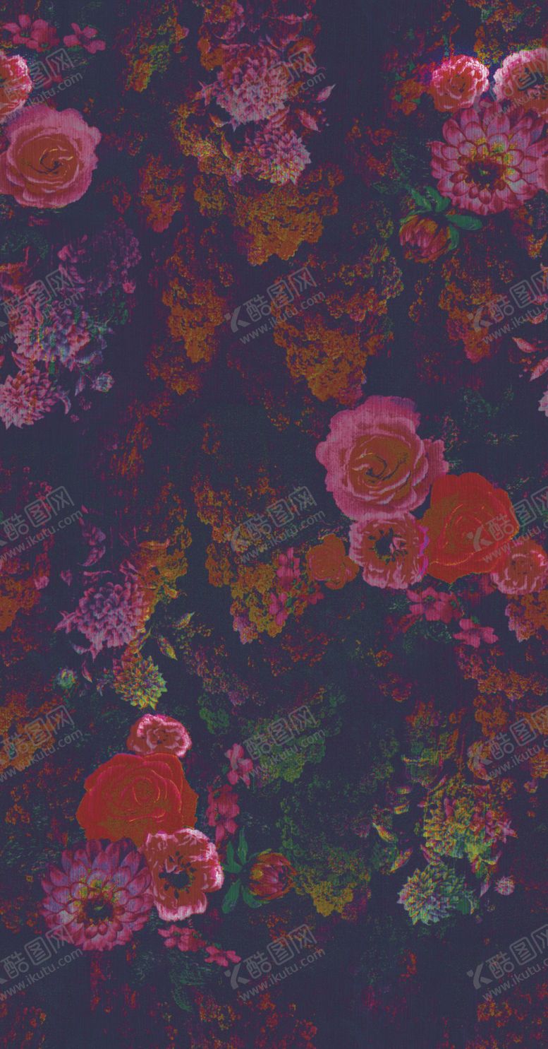 编号：33202810101822458921【酷图网】源文件下载-复古手绘花背景