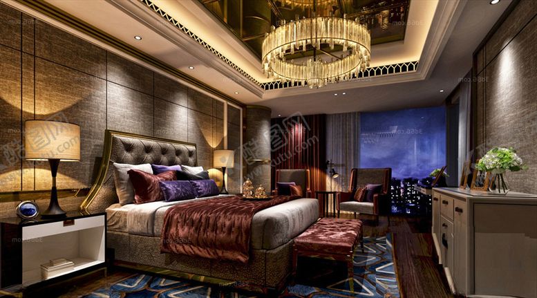 编号：23523609260701081203【酷图网】源文件下载-后现代卧室