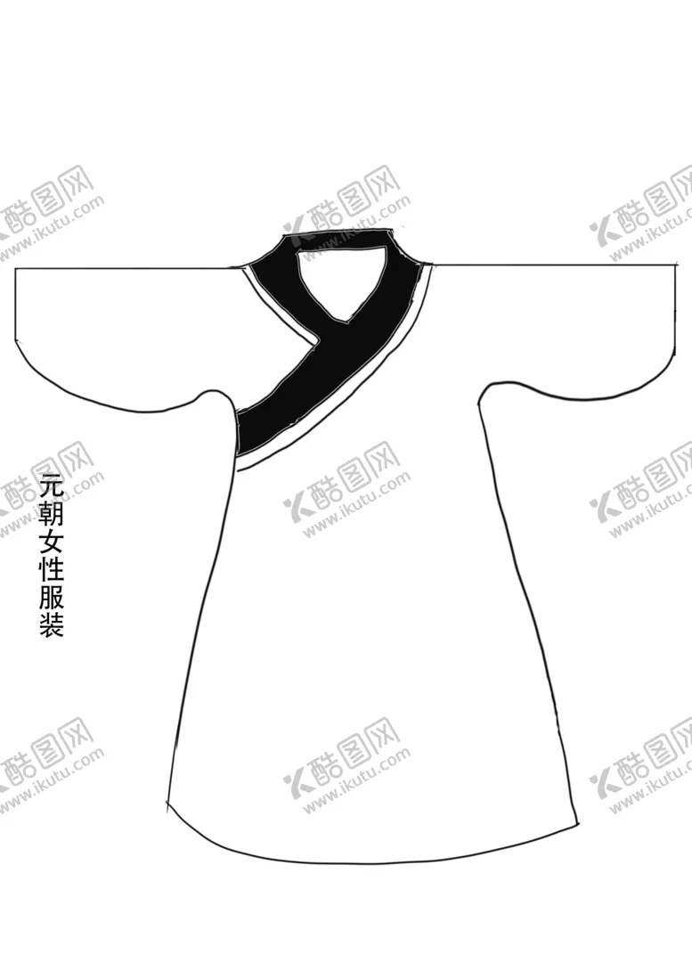 编号：12903304071102538347【酷图网】源文件下载-元朝女性服装