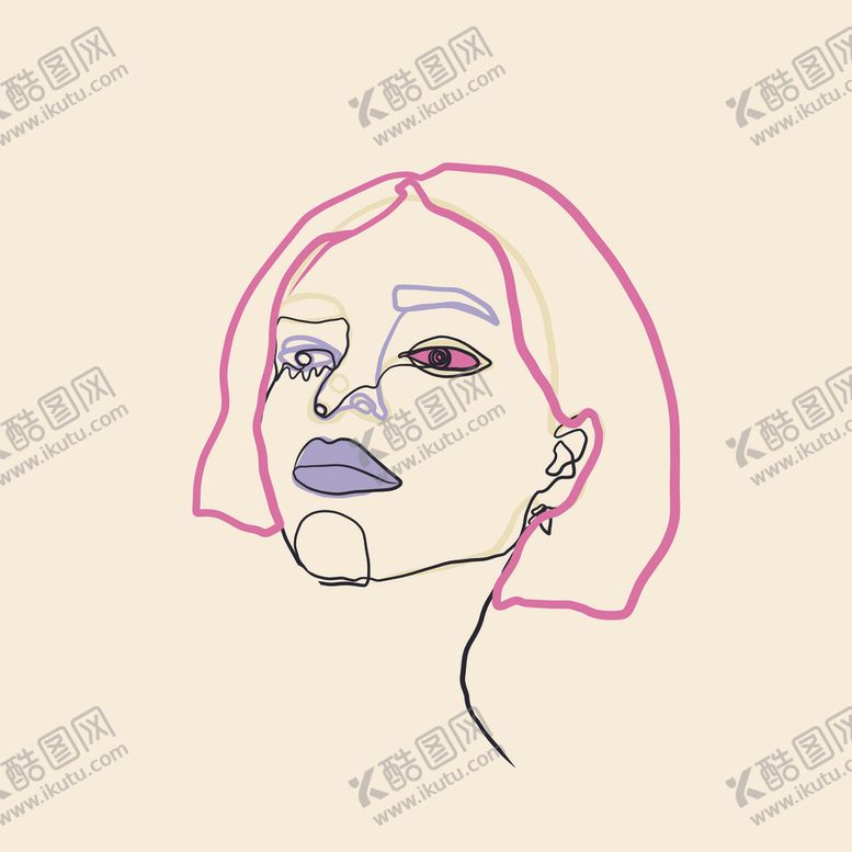 编号：49212009270140473125【酷图网】源文件下载-线条人儿