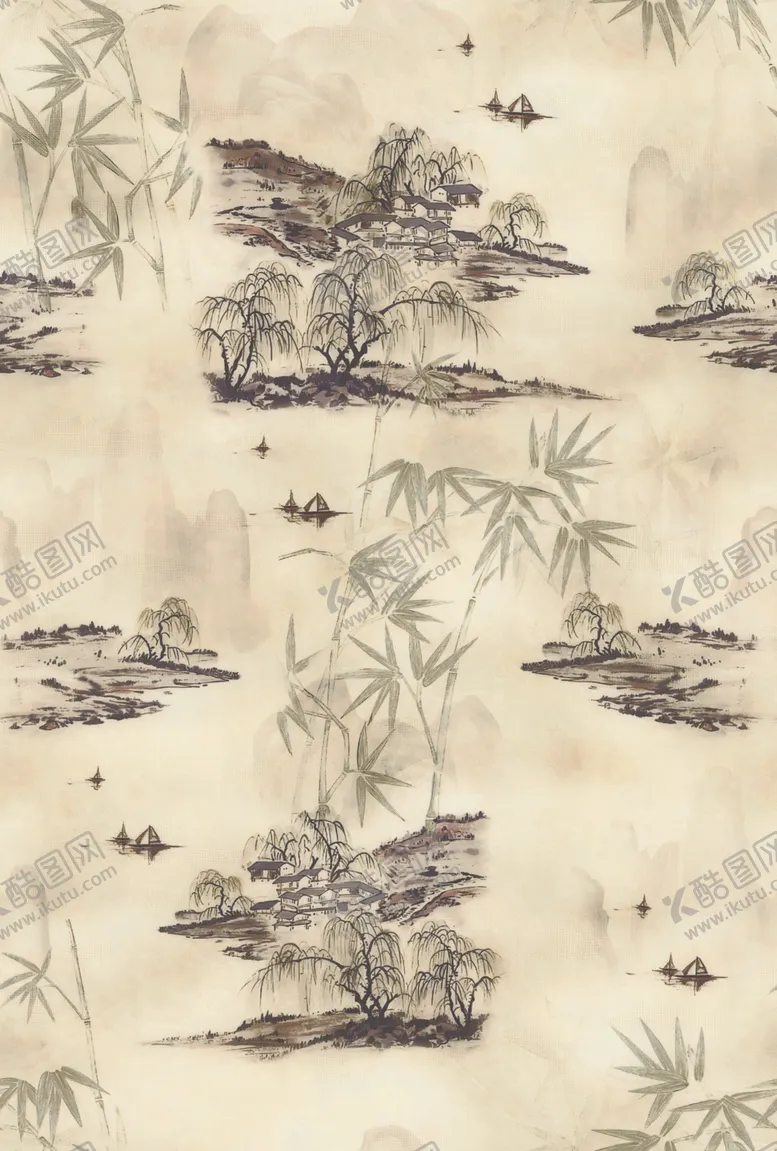 编号：26942202271205183982【酷图网】源文件下载-山水画