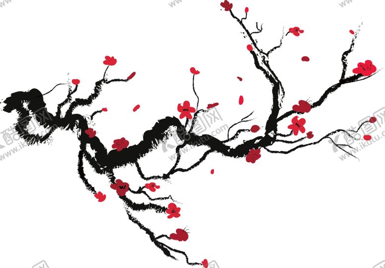 编号：47328309140239298383【酷图网】源文件下载-梅花树枝元素