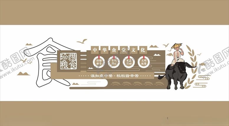 编号：51861912081036345349【酷图网】源文件下载-食堂文化墙