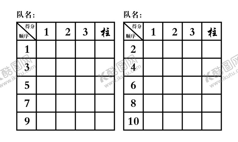 编号：19105610070129357165【酷图网】源文件下载-记分牌