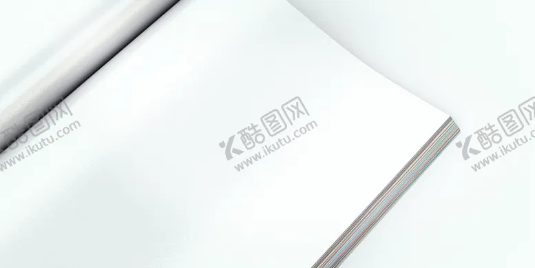 编号：75296309120115387932【酷图网】源文件下载-书本翻开特写浅色背景样机展示