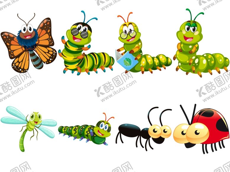 编号：94818809240318213876【酷图网】源文件下载-卡通昆虫