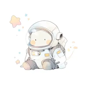 宇航员卡通人物卡通太空人卡通