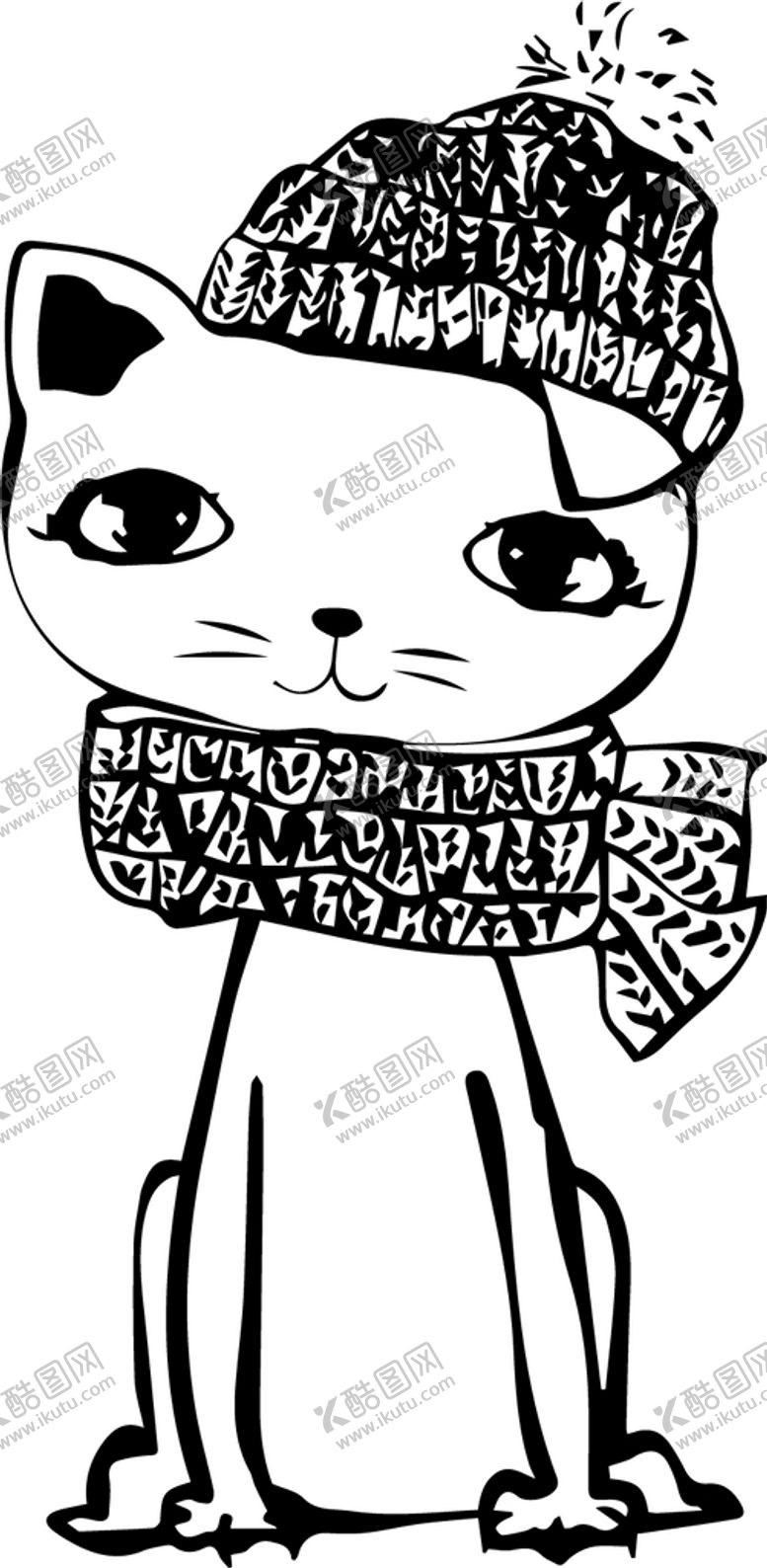 编号：20466501260309471147【酷图网】源文件下载-卡通小猫