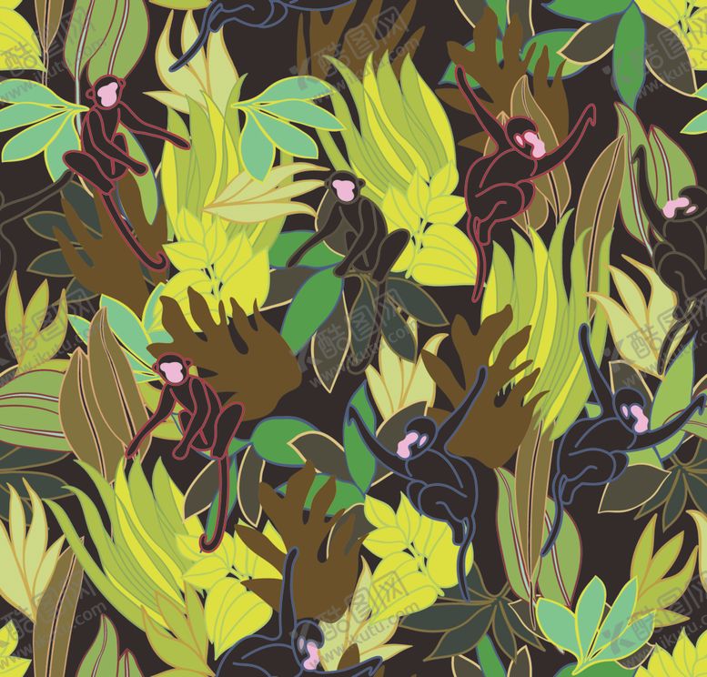 编号：50091109290337378441【酷图网】源文件下载-猴子大牌花