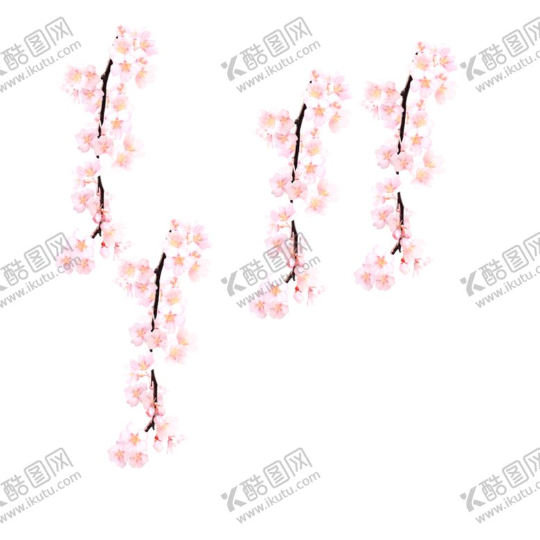 编号：71731801210736199116【酷图网】源文件下载- 手绘粉色樱花免扣素材图片 