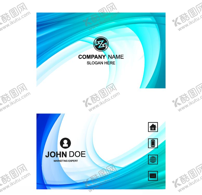 编号：78671709200022319638【酷图网】源文件下载-名片模板