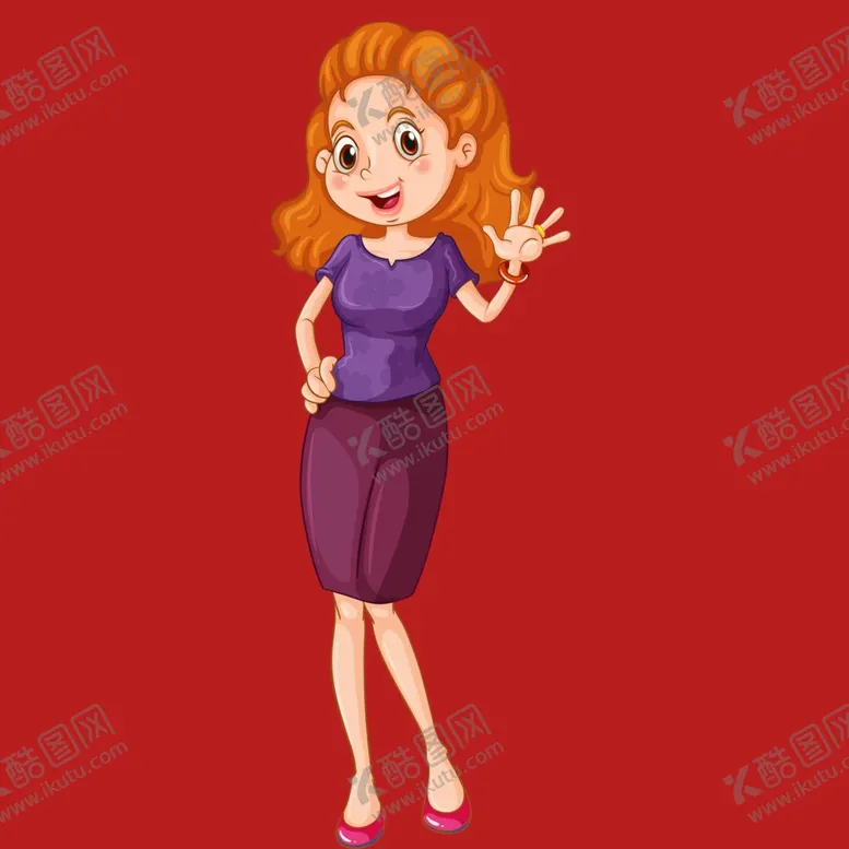 编号：34158912020133294781【酷图网】源文件下载-手绘卡通女孩