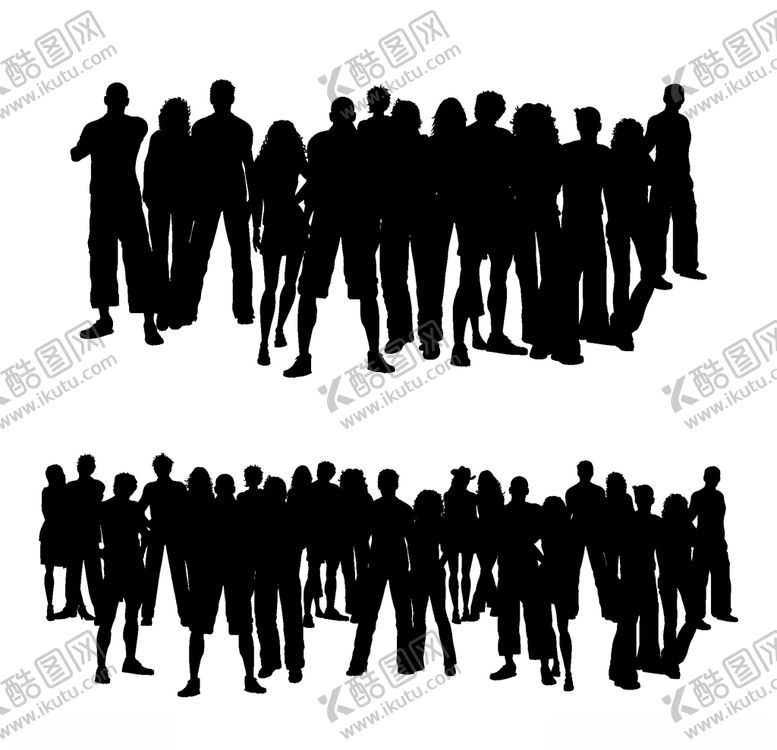 编号：98447307080705158180【酷图网】源文件下载-人物剪影