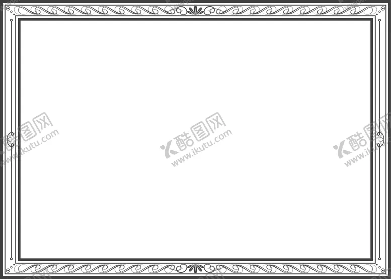 编号：12000302091149083103【酷图网】源文件下载-证书边框