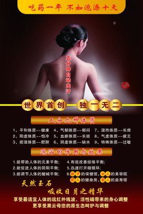 泡浴海报展画