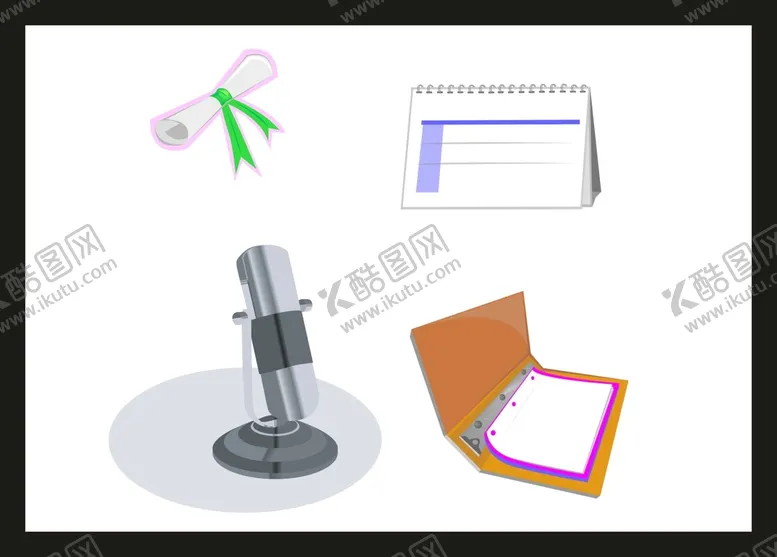 编号：93871010251238292352【酷图网】源文件下载-手绘办公用品