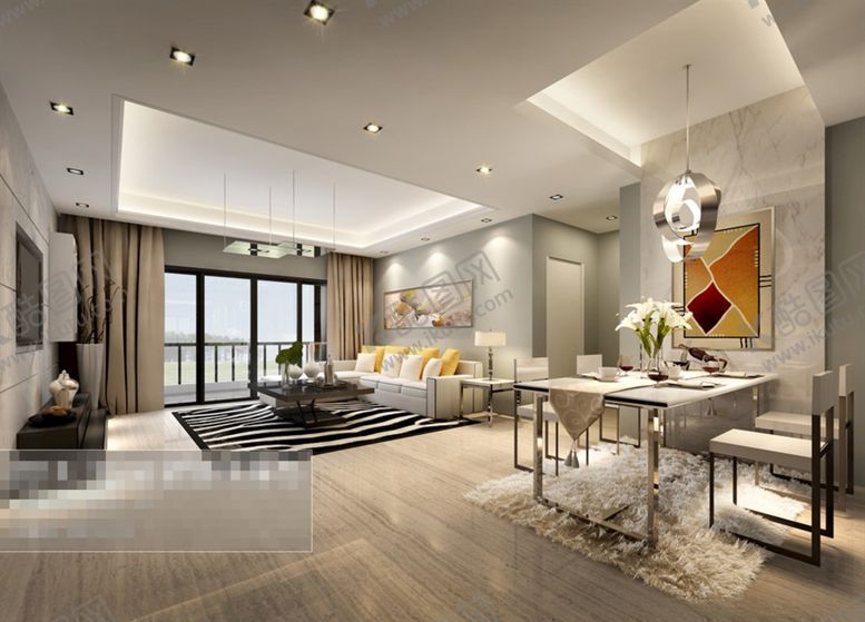 编号：75960910031616175826【酷图网】源文件下载-客厅空间
