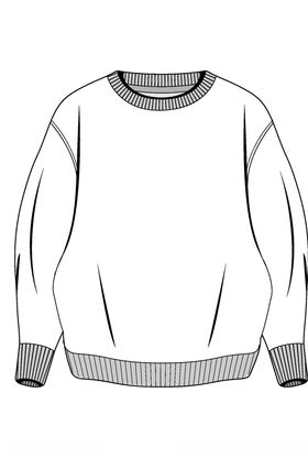 风衣服装款式图