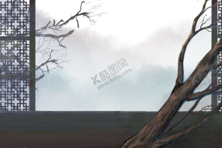 编号：47611309250813482019【酷图网】源文件下载-门窗传统复古插画背景素材