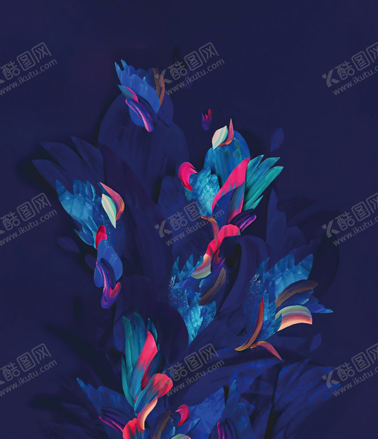 编号：82633903171649058680【酷图网】源文件下载-现代抽象装饰画壁画背景墙
