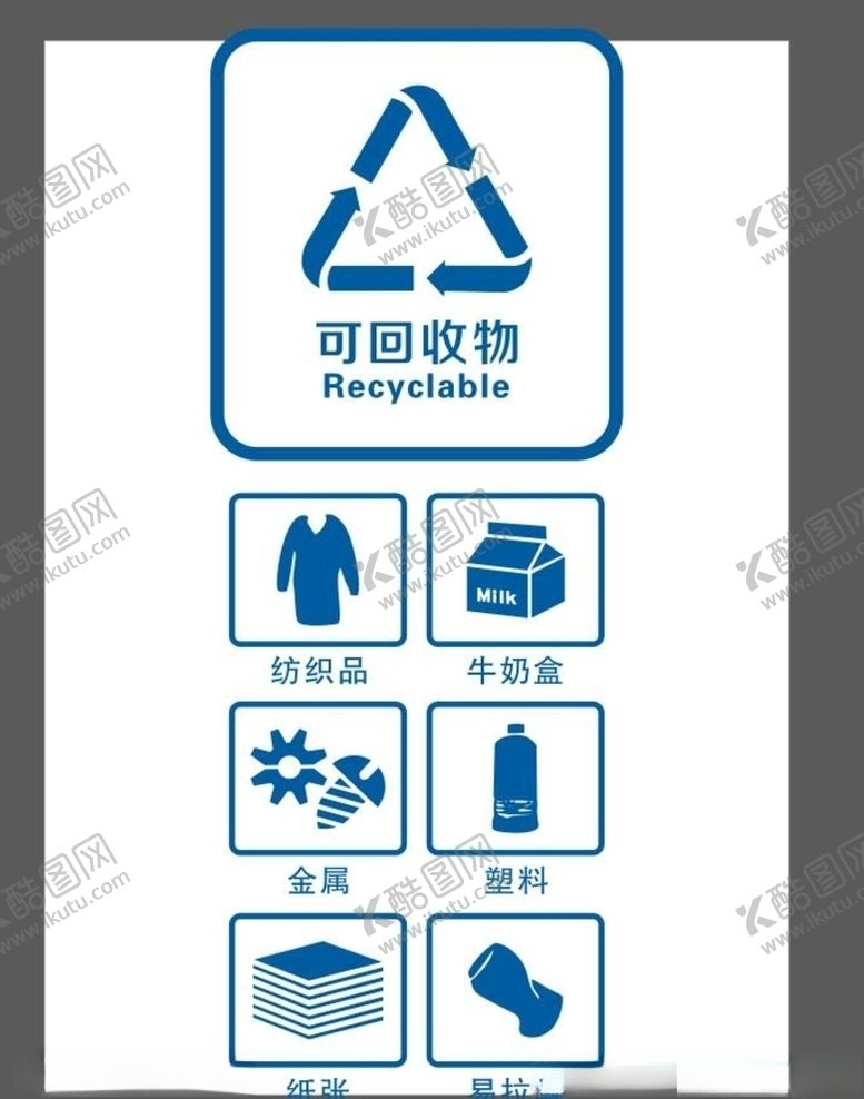 编号：84876509120702177127【酷图网】源文件下载-垃圾箱标识