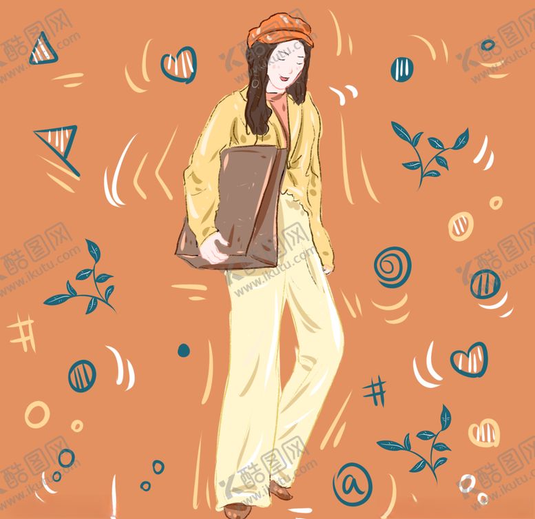 编号：67955810300708457431【酷图网】源文件下载-插画人物