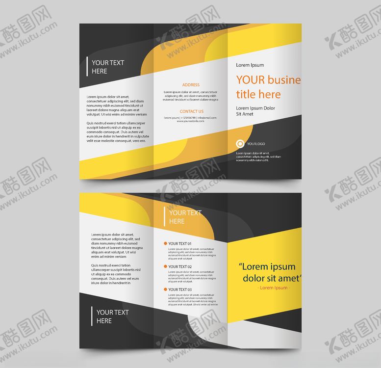 编号：64570409270836317801【酷图网】源文件下载-企业三折页