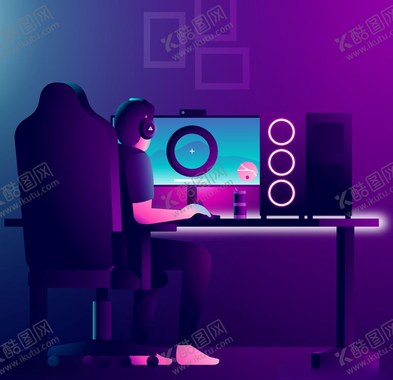 编号：12907209110653445553【酷图网】源文件下载-矢量网络游戏人物