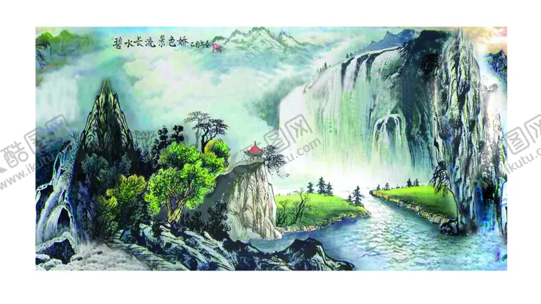 编号：31434510041013482493【酷图网】源文件下载-水墨装饰画