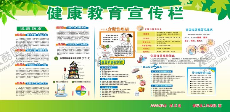 编号：32430312080611449817【酷图网】源文件下载-健康教育宣传栏展板