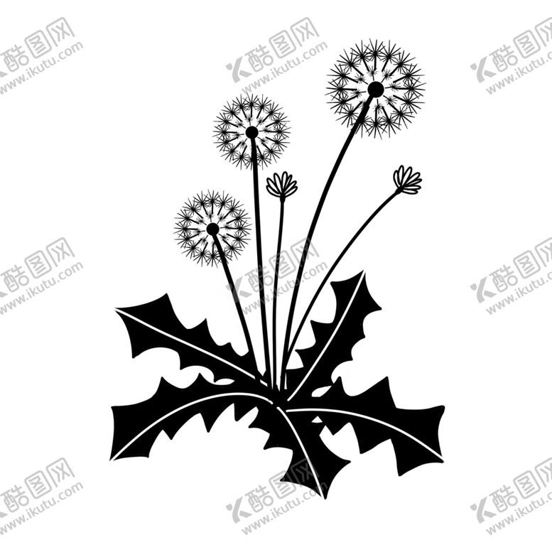 编号：93567906171702191705【酷图网】源文件下载-手绘卡通蒲公英