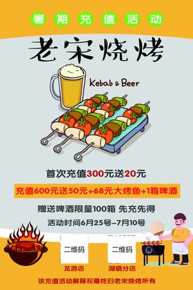 美味香辣烧烤店开业