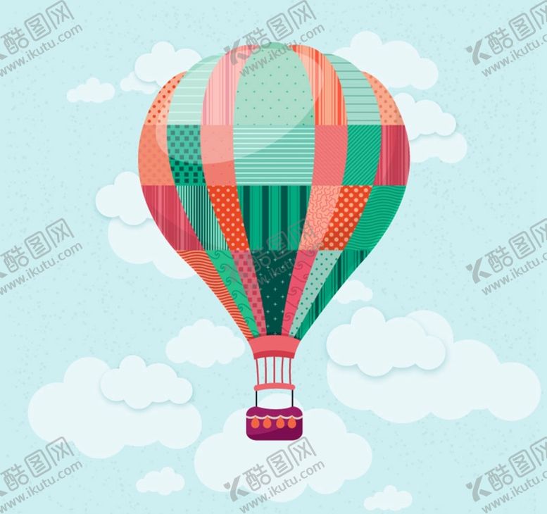 编号：75480711150551238705【酷图网】源文件下载-卡通热气球背景